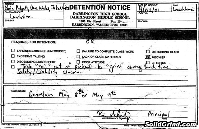 Quinn Padgett's Detention for Soaping at School