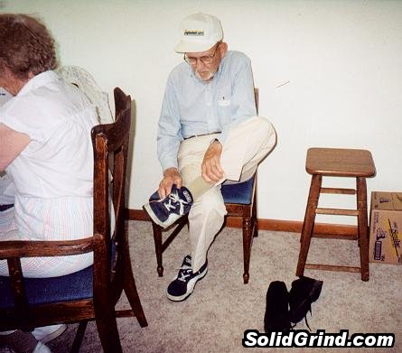 James Hamon's Grandpa Bud sportin some Soaps