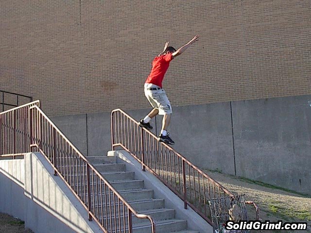 Chris Corrado hittin a Steep Frontside