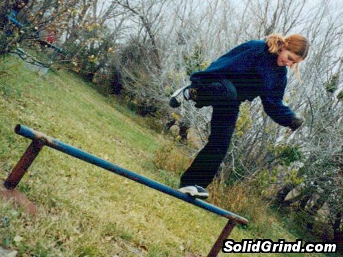 Amy Gerein hittin a Fastslide (see, chicks can soap too)