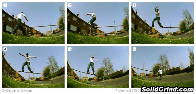 Sequence of Andy Ford (Fordy) busting a 270 backside royale during the recent UKFSW Ipswich trip.
