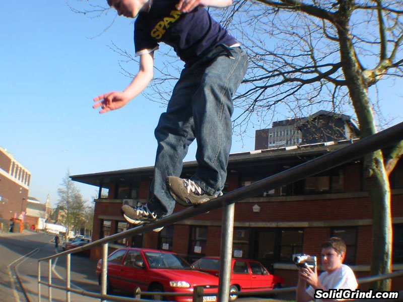 Dunk hittin a Royale on the Wolsey rail, Ipswich