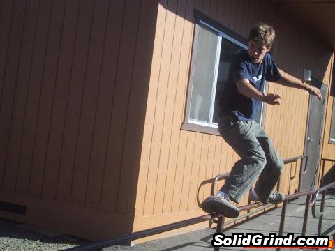 Mike Mellenthin hittin a UFO at the local school