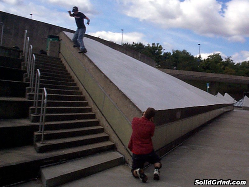 greg morris hittin a backside at olympic stadium