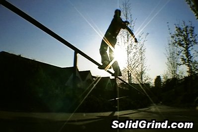 Jim Devereux hitting a frontside during the recent UKFSW trip to Ipswich, England.