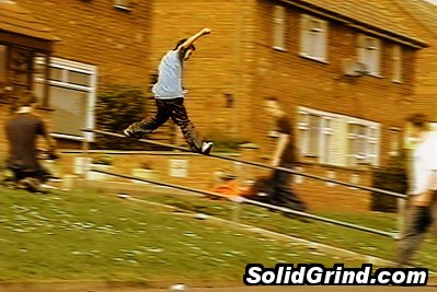Louis Selby styling out a tweaked UFO for the cameras during the UKFSW Ipswich trip.