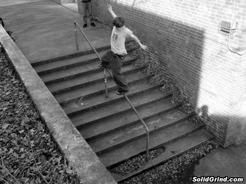 Ryan Armstrong hittin a Frontside