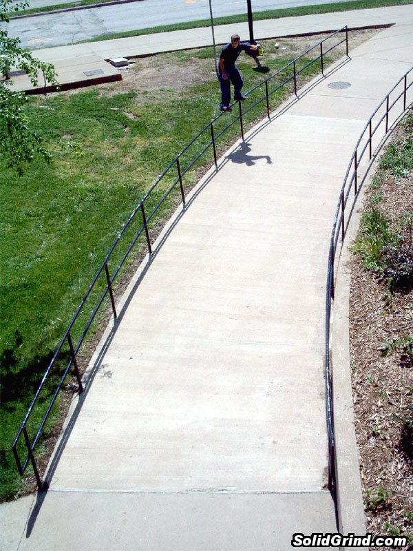 Aaron Tarabloletti sliding a huge frontside at WIU.
