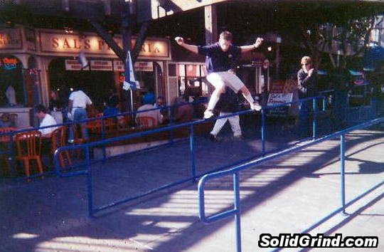 Ian Chandler hittin a frontside