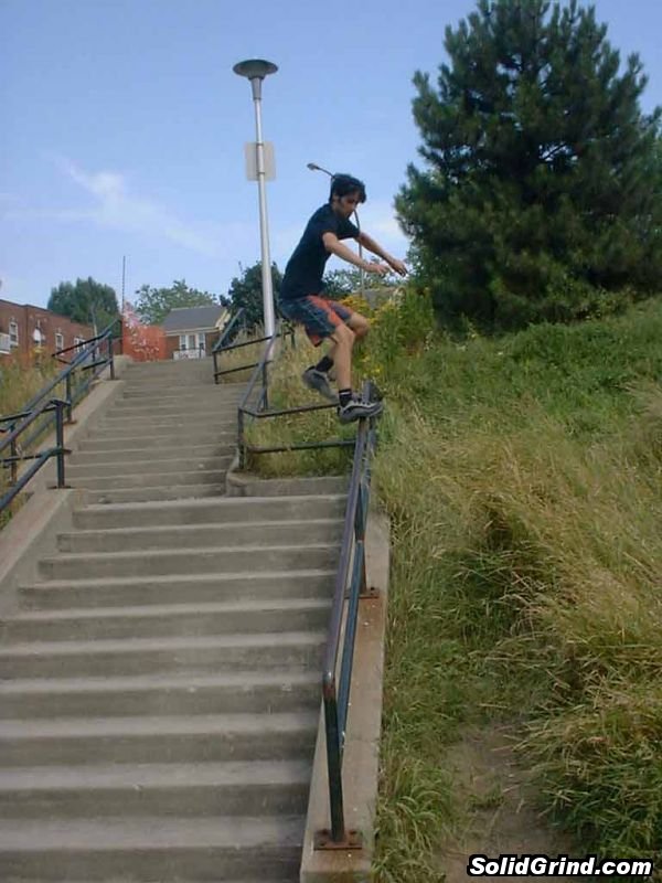 Jumping into a frontside