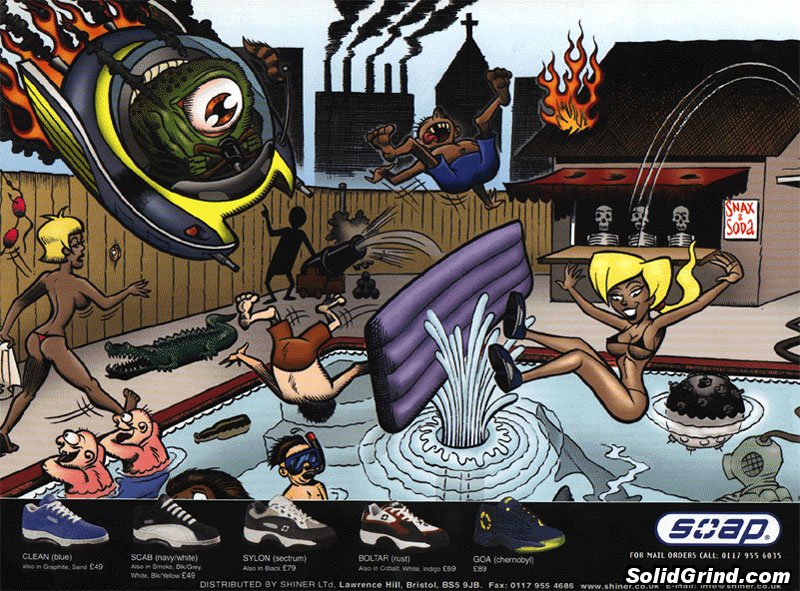 An old Soap Shoes advertisement that the guys from UKFSW got from Shiner.