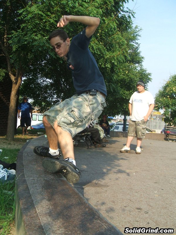 AJ with a UFO on a sick ledge