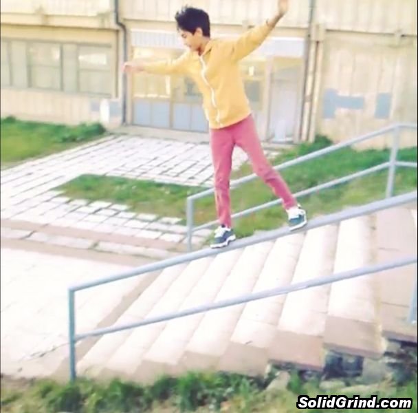 pulling off a frontslide on the university rails