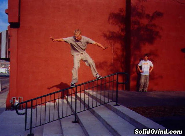 Bart Johnson hittin a Frontside at John Deere Pavilion