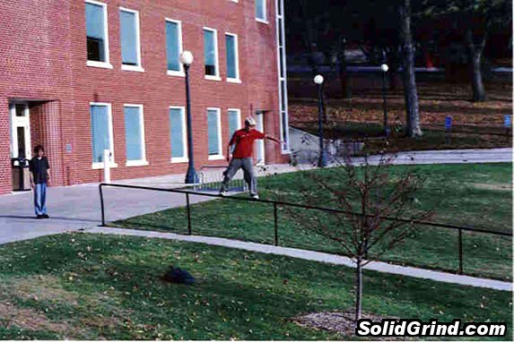 Mark Pooley hittin a Frontside at Cornell