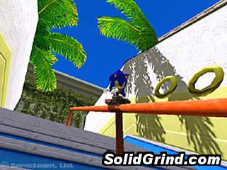 Sonic the Hedgehog busting a royale and getting rings