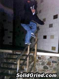 Baker hittin a Frontside