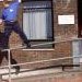 mark hittin a frontside at work