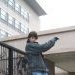 Jerry Alvarado hitting his first long handrail