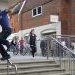 Stuart Pickston with a Freestyle Backslide on the Next rail
