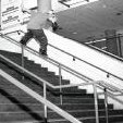 Ryan Dawes hittin a Frontside on a big ol kinked rail.