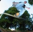 Dunk's 'Take My Shoe Off' Backslide on the Alexandra Park handrail