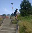 Jumping into a frontside