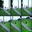 Sequence of Bryndon sliding a huge kink.