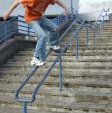 Stuart Pickston sliding the Gurnell Swimming Rail