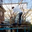 Stuart Pickston hitting a Farf on the Civic Center Rail
