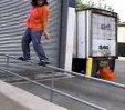 AnthoFlex hitting a Frontside on the Scaturro SuperMarker Loading Dock Rail