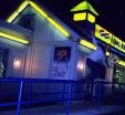 Bart Johnson sliding a handrail at Long John Silvers